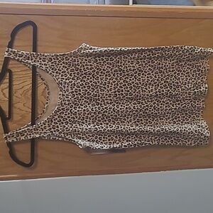 Animal print tank
